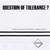 Cover of Cover of question of tolerance ?